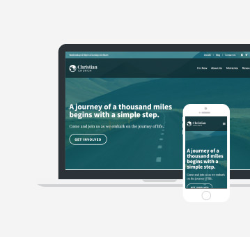 ChristianCMS WordPress Website Theme Journey